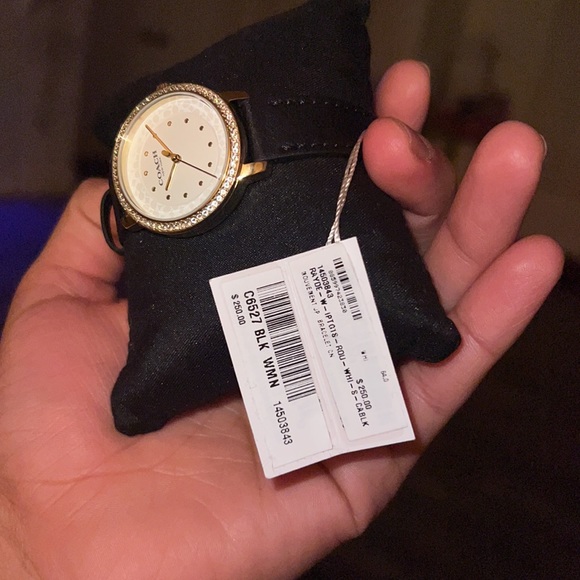 coach watch black leather - Picture 9 of 10